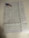 Civil War Letter With Patriotic Motif From Soldier, Kia, Frank Aubin? 4pp