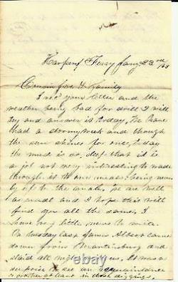 Civil War Letters NY 6th Marched Where Stonewall Jackson Said to be