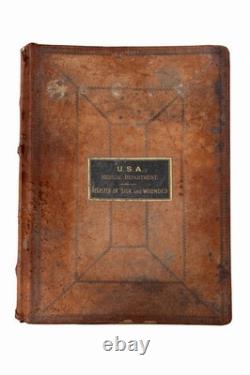 Civil War Medical General Hospital Register of Sick & Wounded 1860s