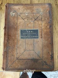 Civil War Medical General Hospital Register of Sick & Wounded 1860s