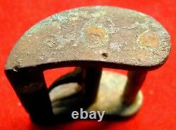Civil War Medical Kit Tourniquet Buckle Teeth Bent from Extreme Movement of Woun