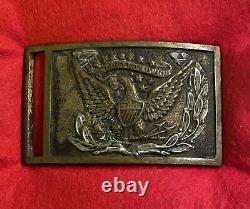 Civil War NCO Belt Plate With Benchmark