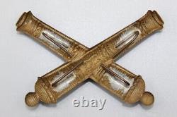 Civil War Officer Artillery Cap Insignia. CWR234