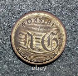 Civil War Pennsylvania National Guard 2nd Reg Button Excavated Washington, DC