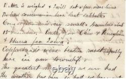 Civil War Period Letter - Photographs, Mother's Marriage To Black Abolitionist