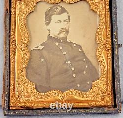 Civil War Photo General George McClellan in Copper Frame