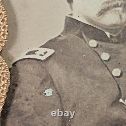 Civil War Photo General George McClellan in Copper Frame