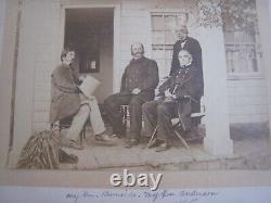 Civil War Photo. MAJOR GENERALS BURNSIDE, ANDERSON