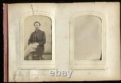 Civil War Photograph CDV & Tintype Brothers in Co B 23rd Massachusetts Civil War
