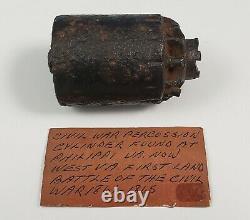 Civil War Relic Starr 1858.36 Caliber Navy Revolver Cylinder Battle Philippi WV