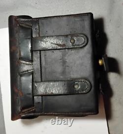 Civil War Relic orignal US M1855 Cartridge box withtins excellent Cond. $525.00