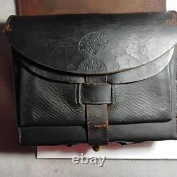 Civil War Relic orignal US M1855 Cartridge box withtins excellent Cond. $525.00