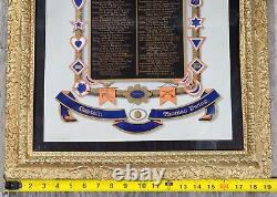 Civil War Service Record Captain Thomas Ewing Military Army Framed Strickler