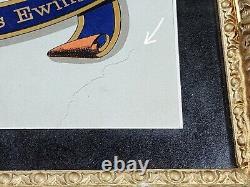 Civil War Service Record Captain Thomas Ewing Military Army Framed Strickler