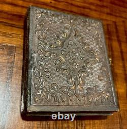 Civil War Soldier 1/9 Tintype, Union Soldier Identified And How Killed, In Case