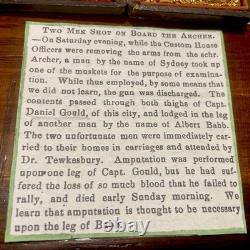 Civil War Soldier 1/9 Tintype, Union Soldier Identified And How Killed, In Case