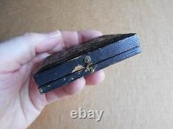 Civil War Soldier Ambrotype 1/9th Plate Wearing Battle Shirt Maybe Confederate