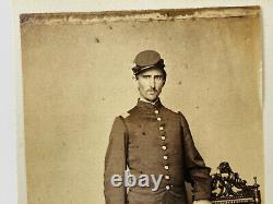 Civil War Soldier CDV Photo ID'd Captain Lyman Banks 11th Iowa 47th USCT