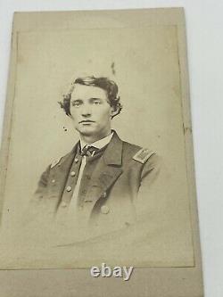 Civil War Soldier Navy Officer Identified CDV Antique Photo
