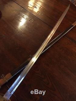 Civil War Staff And Field Sword Import Blade Marked. Nice One