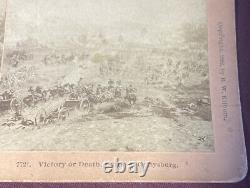 Civil War Stereoview -7721-Victory Or Death. Battle Of Gettysburg CR 1892