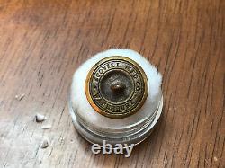 Civil War Topographical Engineers Old English TE with Shield Coat Button