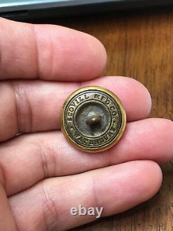 Civil War Topographical Engineers Old English TE with Shield Coat Button