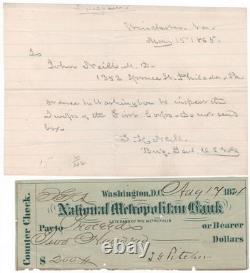 Civil War UNION GENERALS (3) Signature Documents (Read Description)