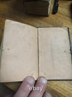 Civil War US 65th New York Infantry High Grade Leather Pocket Bible Identified