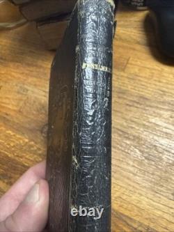 Civil War US 65th New York Infantry High Grade Leather Pocket Bible Identified