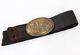 Civil War US Arrow Hook/Puppy Paw Oval Brass Belt Buckle Original Non-Dug