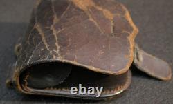 Civil War US Federal Union Army Cartridge Belt Cap Box Leather Field Issued Cond