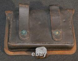Civil War US Union Army. 36 Caliber Pistol Cartridge Box Leather Pouch, Scarce