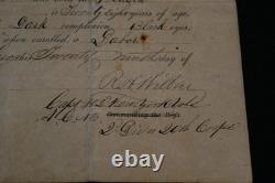 Civil War US Union Discharge 28th & 147th Regt. Pennsylvania Infantry Gettysburg