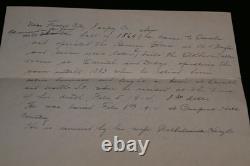 Civil War US Union Discharge 28th & 147th Regt. Pennsylvania Infantry Gettysburg