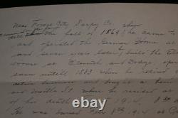 Civil War US Union Discharge 28th & 147th Regt. Pennsylvania Infantry Gettysburg