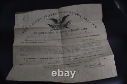 Civil War US Volunteer Service 100 Days Man RARE Ohio National Guard
