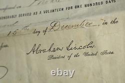 Civil War US Volunteer Service 100 Days Man RARE Ohio National Guard