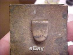 Civil War Union Confederate Sword BELT BUCKLE PLATE with T K on Front Rare