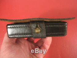Civil War Union Leather Cavalry Cartridge Box for 36 cal Revolver Original #1