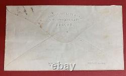 Civil War, Used Union Patriotic Cover, Walcott #3069, Embossed, Stand By The Flag
