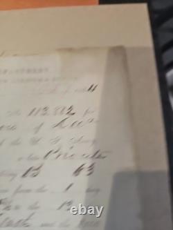Civil War Widow Payment Letter 1864