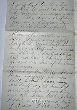 Civil War letter from Benton barracks February 28 1864 Charles Goodale To Sister