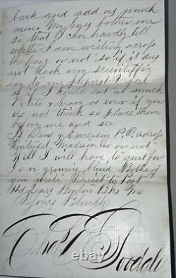 Civil War letter from Benton barracks February 28 1864 Charles Goodale To Sister
