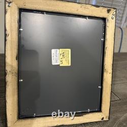 Civil War original Soldier's Bullseye Canteen 1860's Framed