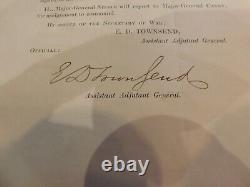 Civil-war Gen Townsend General Order Dept Arkansas Relieving Gen Steele #19