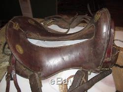 Civil war McClellan Calvary saddle 11 1/2 seat