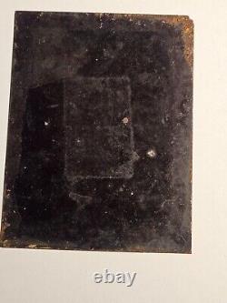 Civil war officer soldier tin type