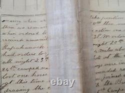 Civil war original Muster Roll 1862 2nd NY Artillery with battle details