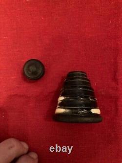 Civil war powdered horn and stopper (RP signature) Antiques